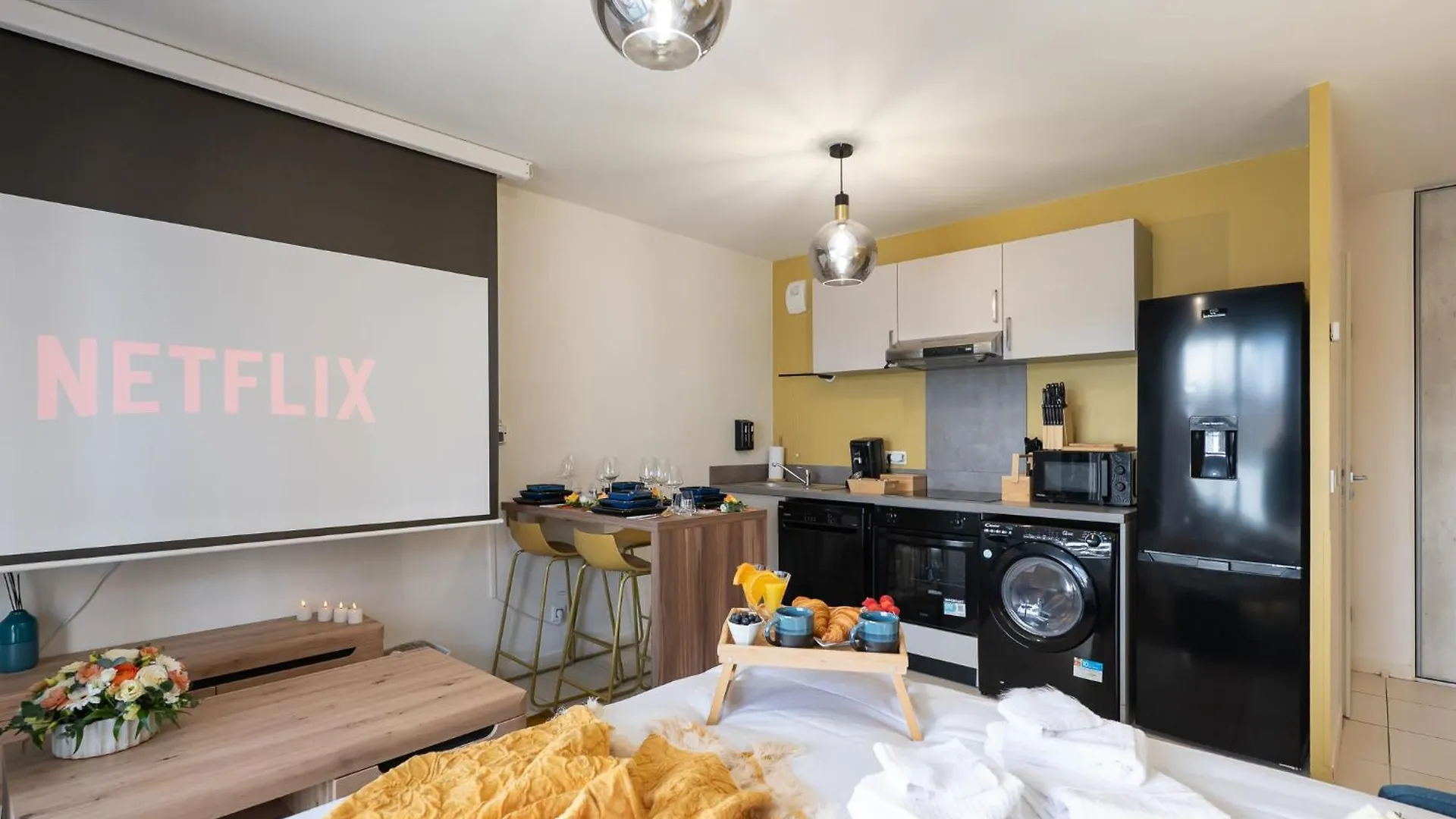 Au Charme Lyonnais Classe 3 Etoiles Venissieux Apartment